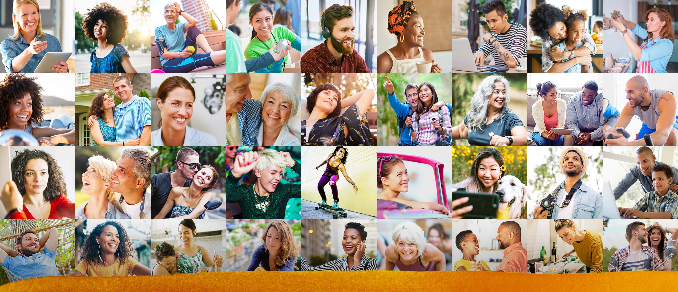Personas en distintas actividades — CooperVision